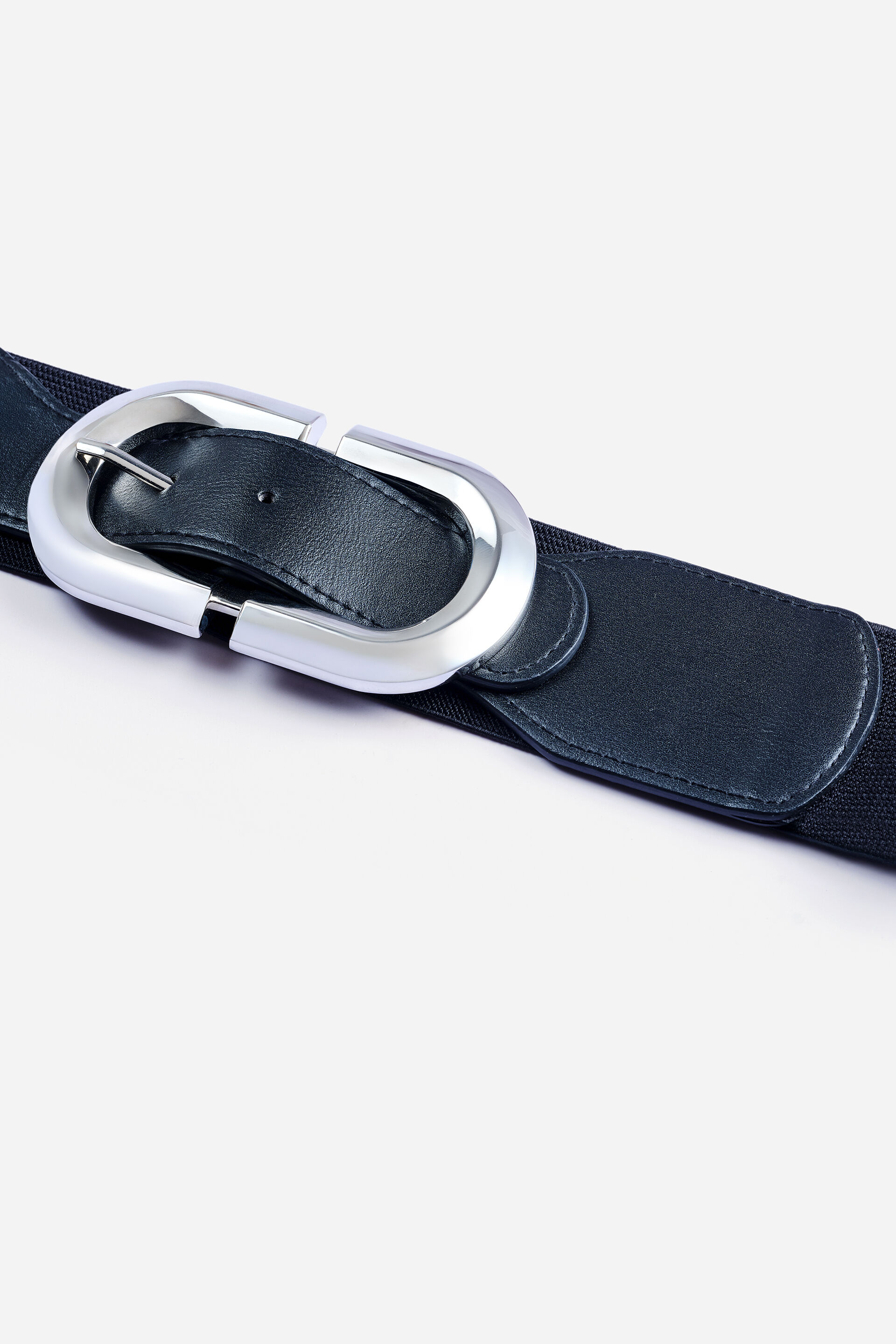 Black Statement Buckle Belt, , image 2